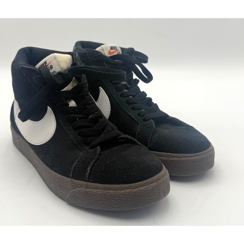 Size 6.5 - Nike Zoom Blazer SB Mid Black Dark Gum